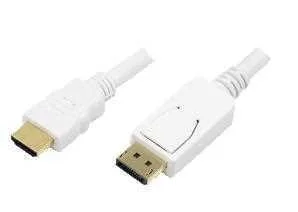 LOGILINK 2M, HDMI-DP DISPLAYPORT BRANCO