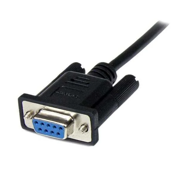 Startech.Com Scnm9fm2mbk Cabo de Série Preto 2 M .