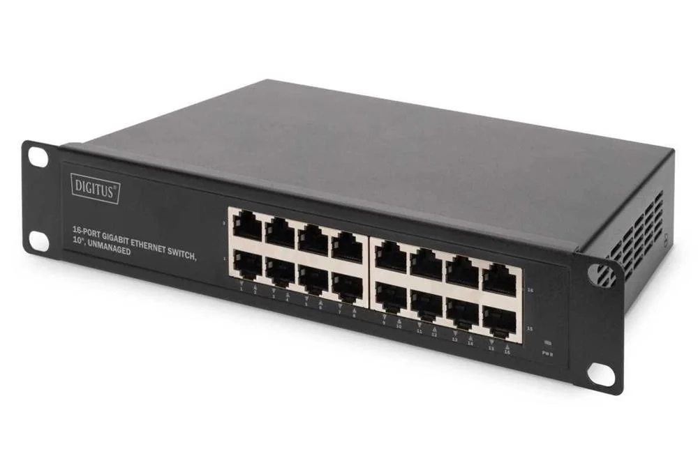 Digitus Switch 16-Port Gigabit          Unmanaged Schwarz
