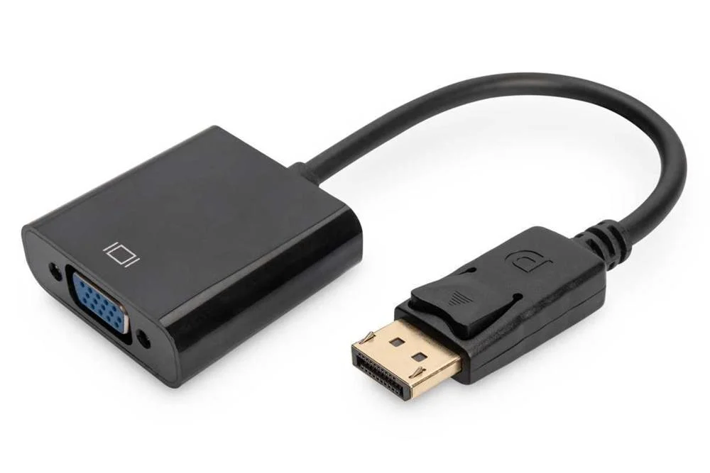 Digitus Displayportkabel Dport -> Hd15      St/Bu 0.15m Bulk