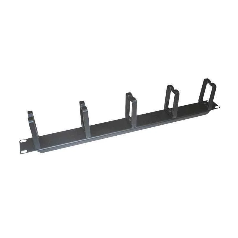 Logilink Kabelf&uuml;hrungspanel 19" 1he, 5 Plastikringe, Schw