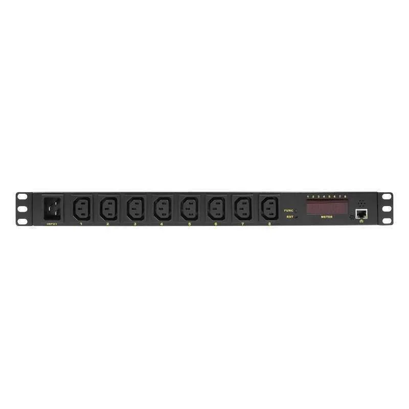 Logilink Ip Steckdosenleiste 19" 8fach Einbau 1he Schwarz