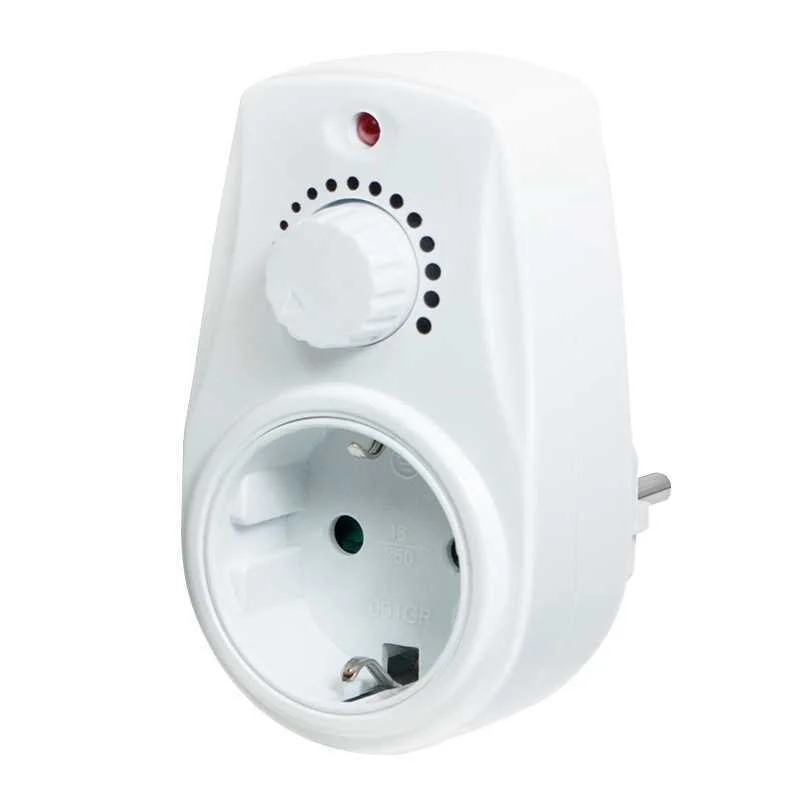 Logilink Steckdosenadapter Mit Dimmer Weiß