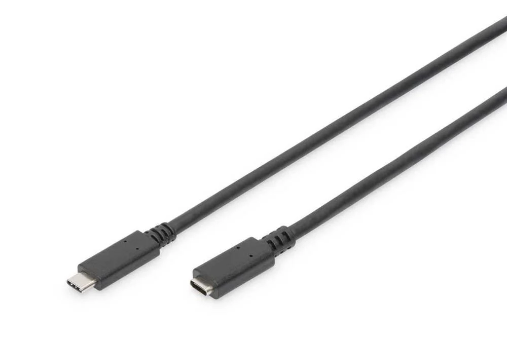 Digitus Usb Type-C Verlängerungskabel, Type-C - C, 1,5m Schw