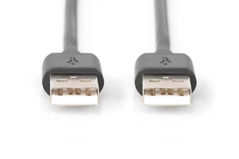 DIGITUS 1.0M USB 2.0 A/A CABO USB 1 M USB A PRETO