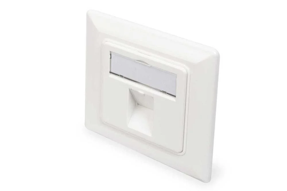 Digitus Leerdose Keystone Module,1xrahmen 80x80mm+Zentralp.