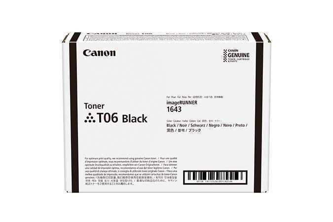 Tóner Canon T06 Preto 