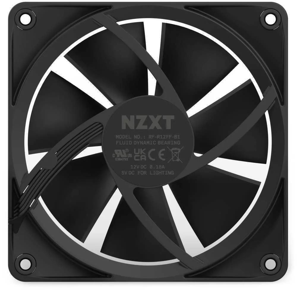 Nzxt F120 RGB Caixa de Computador Ventoinha 12 Cm.