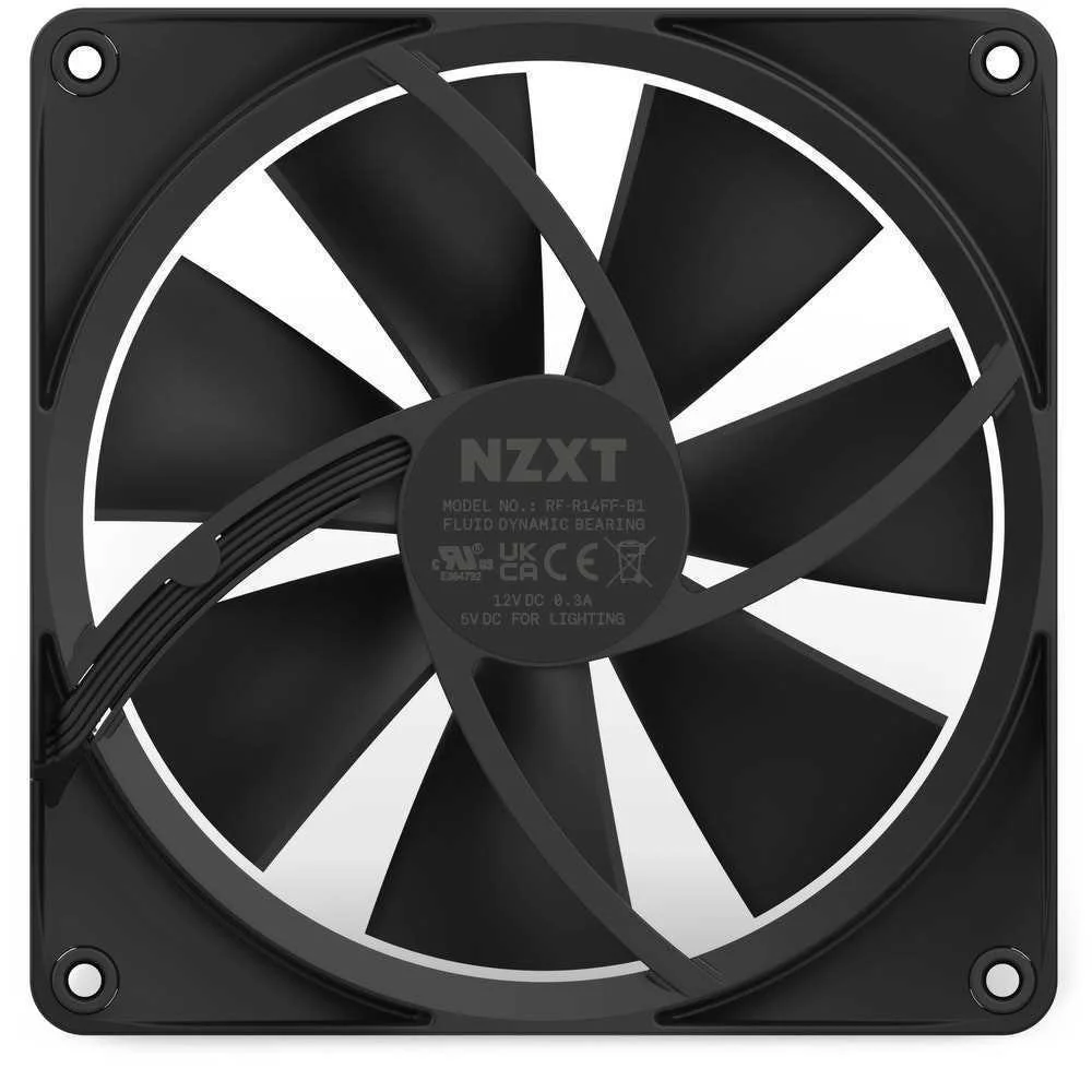 Nzxt F140 RGB Caixa de Computador Ventoinha 14 Cm.