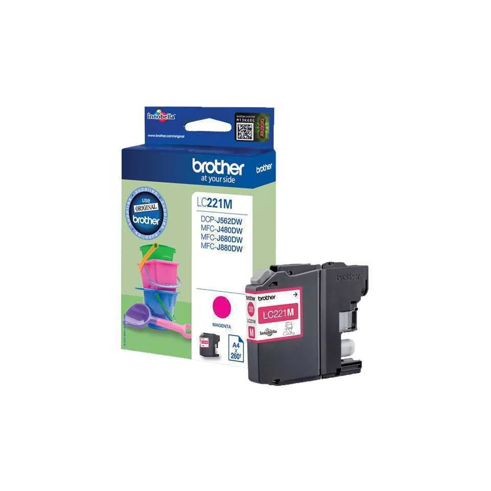 Brother Lc-221m Tinteiro 1 Unidade(S) Original Ma.