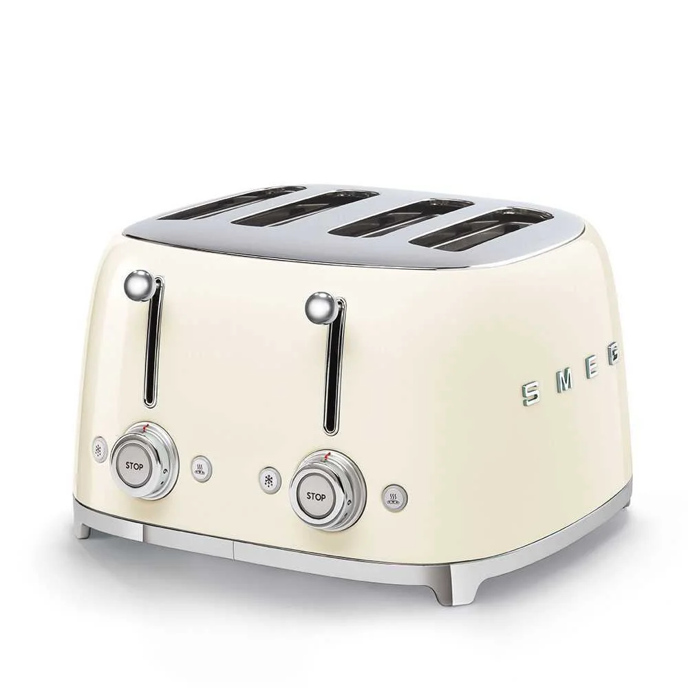 Smeg Toaster 4x4 50?style Cream Tsf03creu