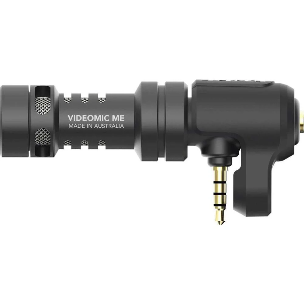RØDE VIDEOMIC ME PRETO MICROFONE PARA SMARTPHONE