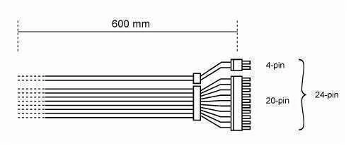 Be Quiet! Power Cable 1x Mb P20+4                    Cb-6620