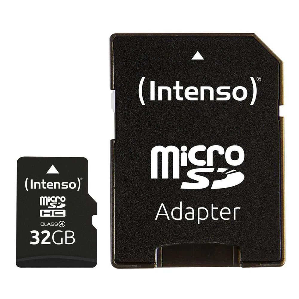 Memória Micro Sd 32gb Intenso Cl4 + Adapt. Sd