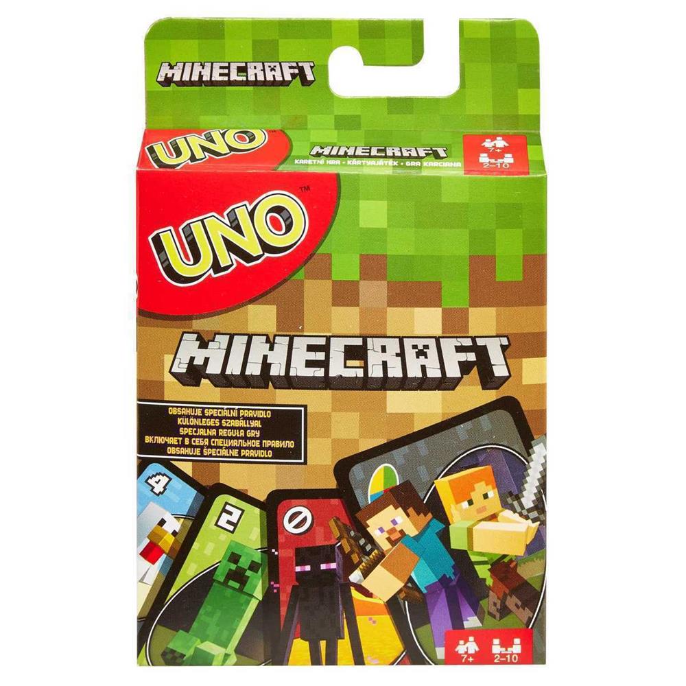 Games Uno Minecraft Jogo de Cartas Família