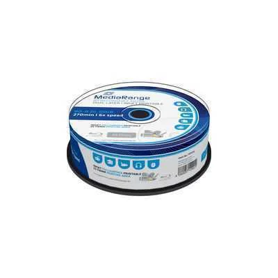 Mediarange Bd-R Dual Layer 50gb 6x Voll Bedruckbar 25ercakeb