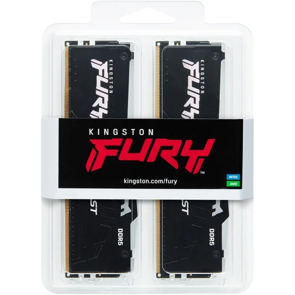 Ddr5  64gb Pc 6000 Cl36 Kingston Kit (2x32gb) Fury Beast RGB Retail