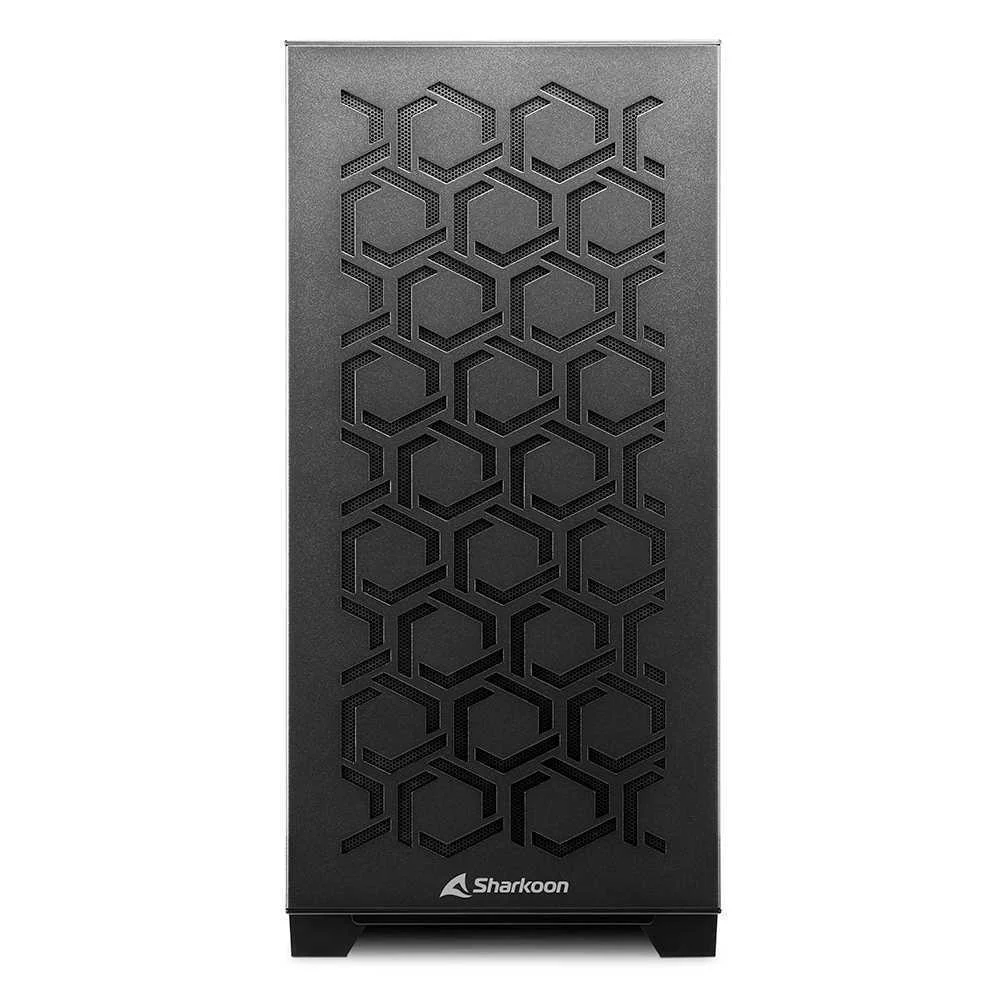 Sharkoon Gehäuse Ms-Y1000           Atx/Itx   1xglas Schwarz