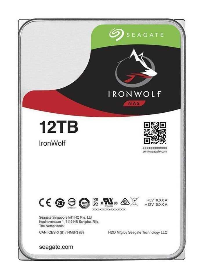 Seagate Hard Drive Ironwolf - 12 Tb - 3.5" - Sata 6gb/S