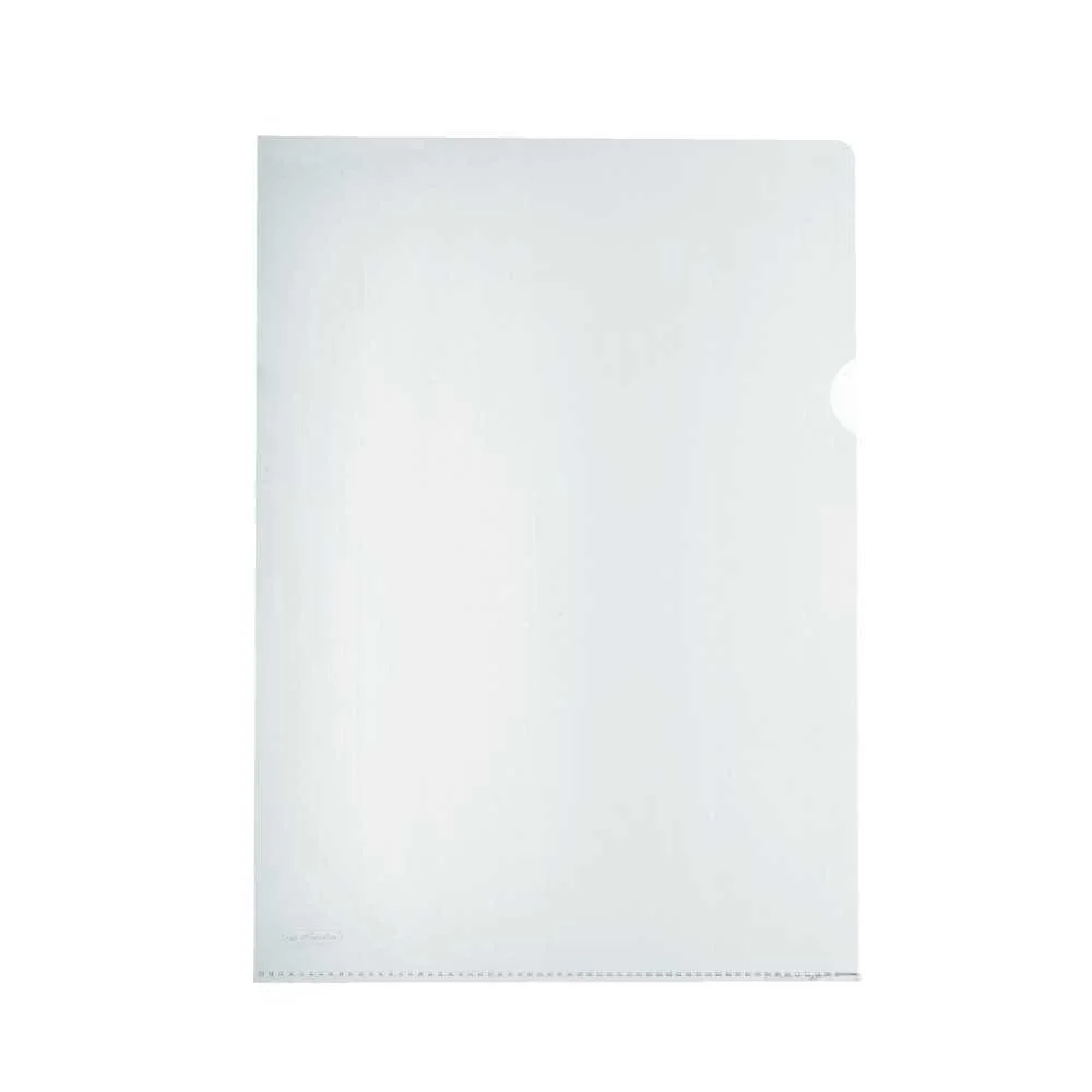 Herlitz Aktenhülle  A4 Pp Klar Ob/Re Off.    10er Packung
