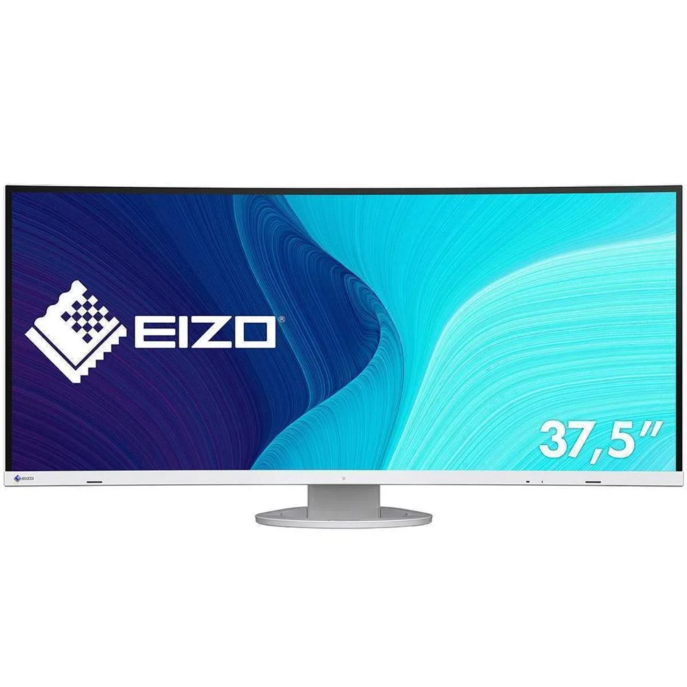 Monitor Flexscan Curvo LED Ips 37.5" Ev3895-Wt Ultrawide Quad Hd+ Branco - Eizo