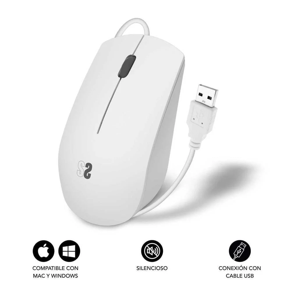 Subblim Submo-B2bs002 Rato Ambidestro Usb Type-A .