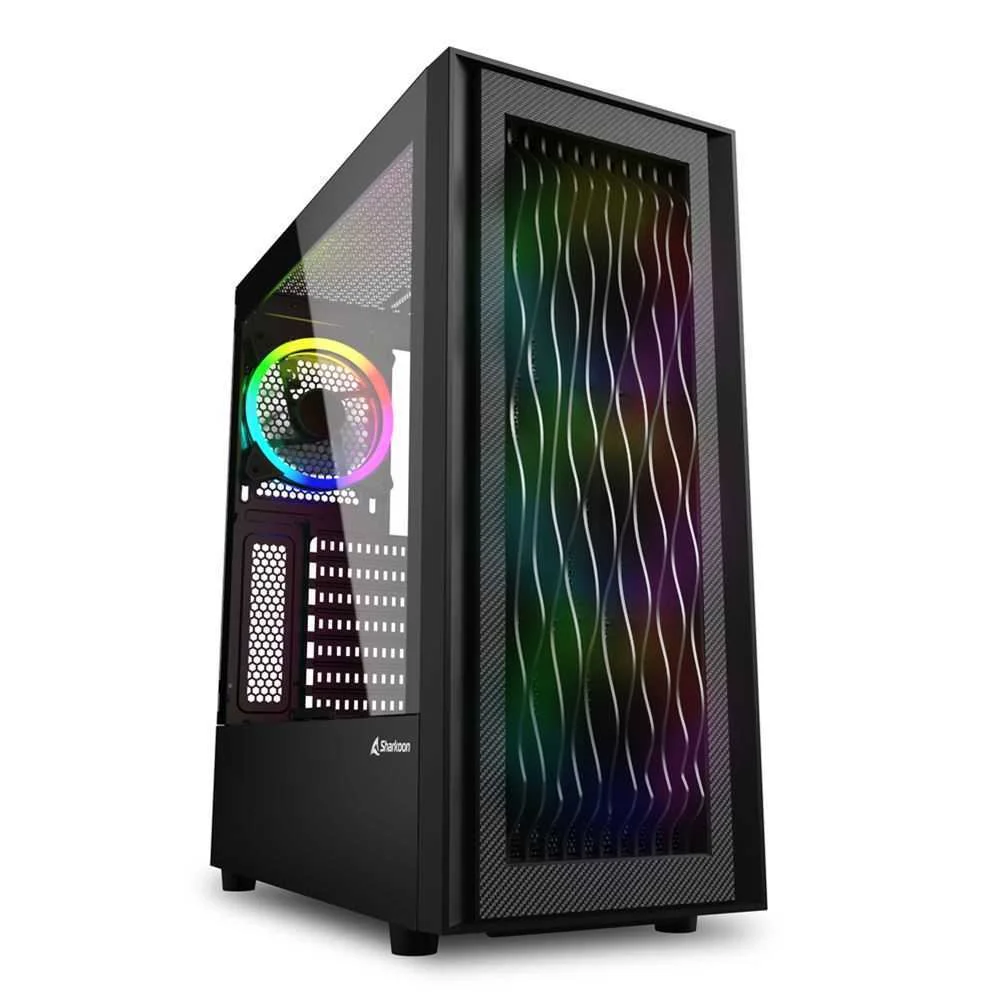 Sharkoon Gehäuse RGB        Wave    Atx       1xglas Schwarz