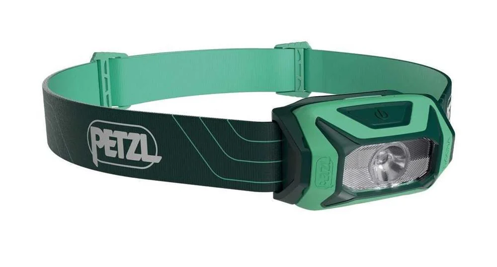 PETZL TIKKINA VERDE LANTERNA DE CABEÇA