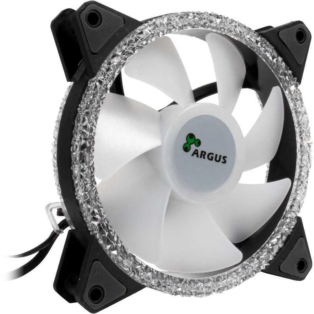 Inter-Tech Lüfter 120*120*25 Argus Rs-071 Rgb,Kristall-Effek Retail