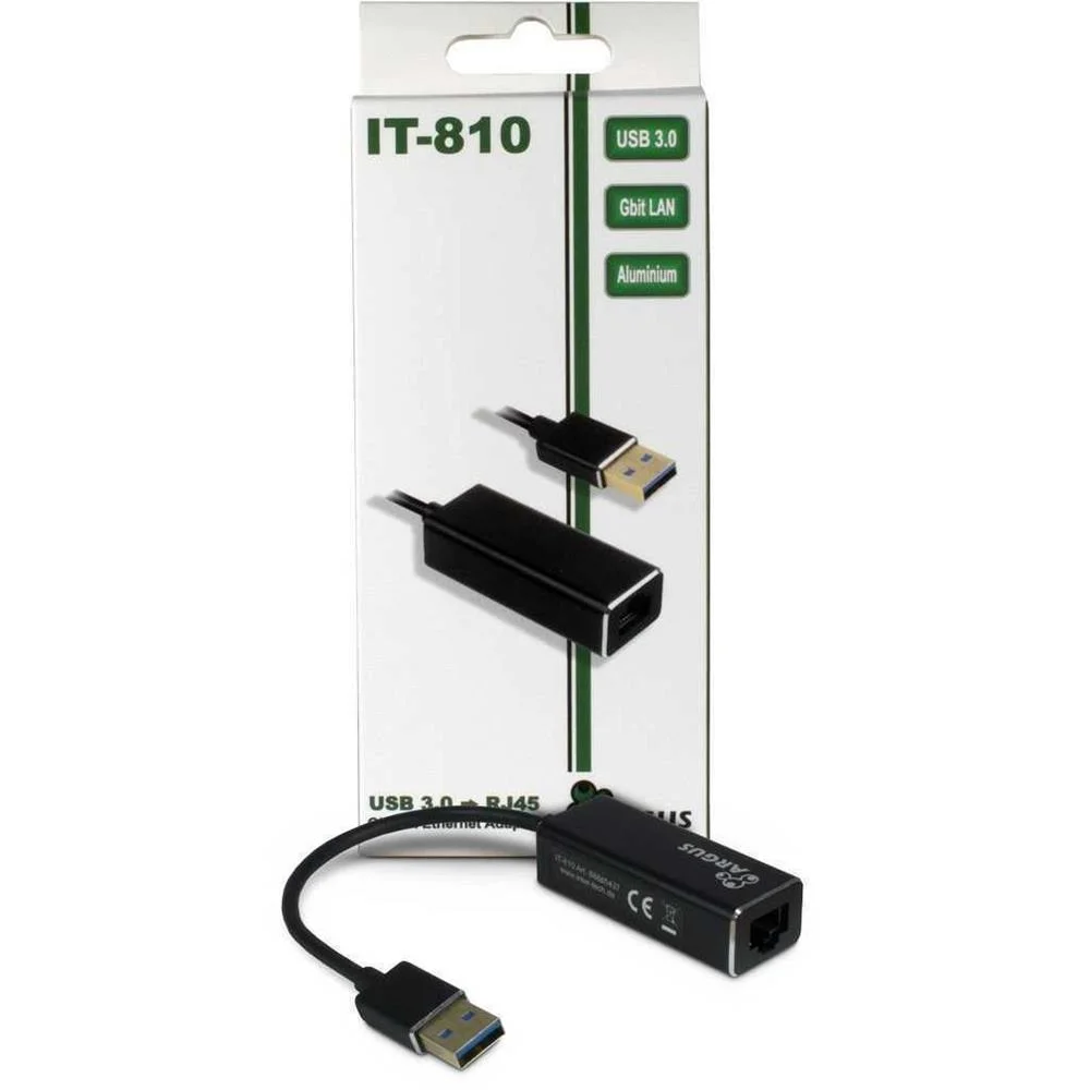 Inter-Tech Lan-Adapter Argus It-810   Usb-A Gigabit Ethernet