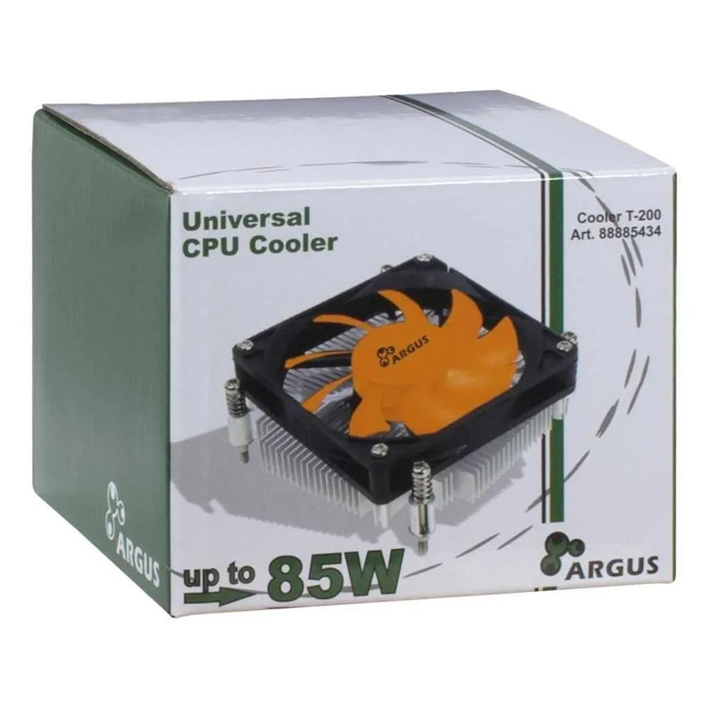 Inter-Tech Argus T-200 Processador Cooler 8 Cm Pr.