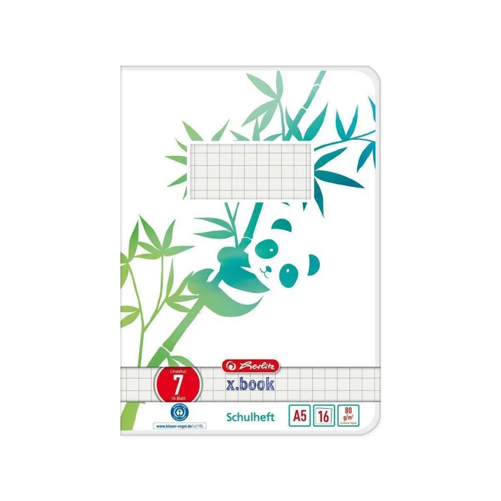 Herlitz Greenline Caderno e Bloco de Notas A5 16 .