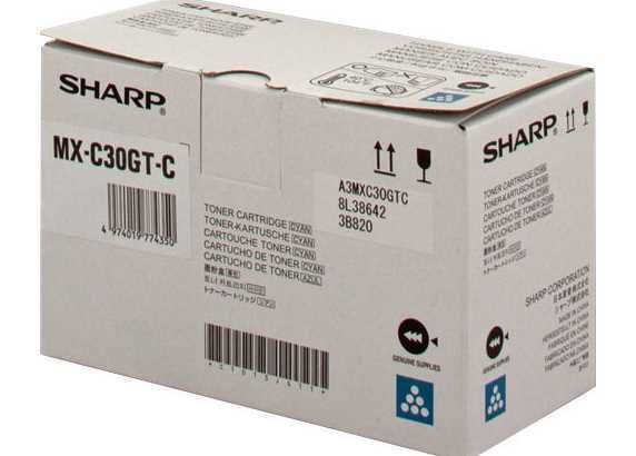 Sharp Mx-C30gtc Toner 1 Unidade(S) Original Ciano