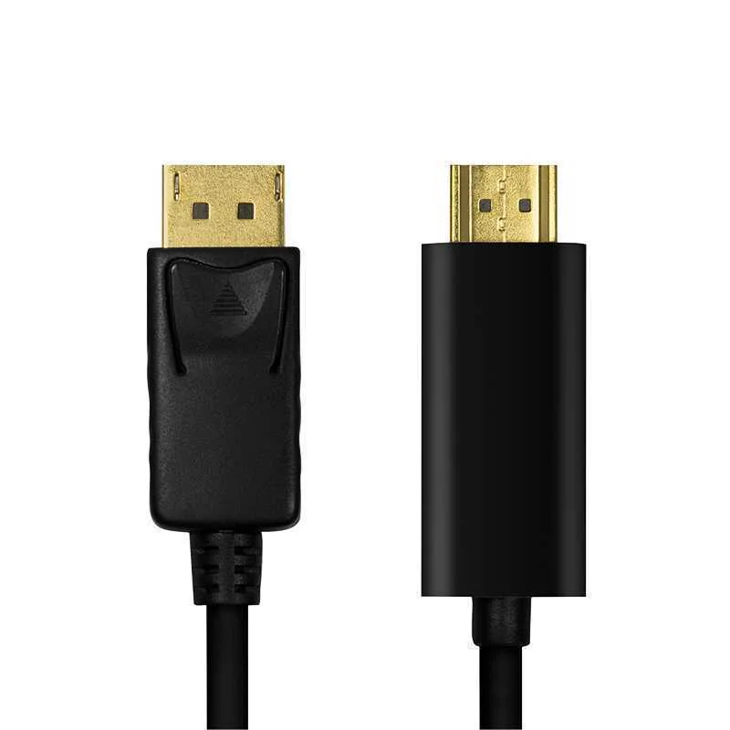 Logilink Displayport-Kabel Dp 1.2 Zu Hdmi 1.4 2m Black