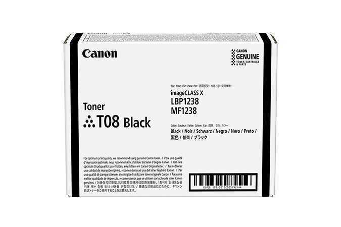 Canon T08 Black Toner 1 Unidade(S) Original Preto