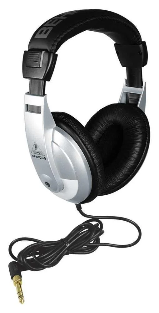 Behringer Hpm1000 Headphones/Headset Wired Music Black  Silver