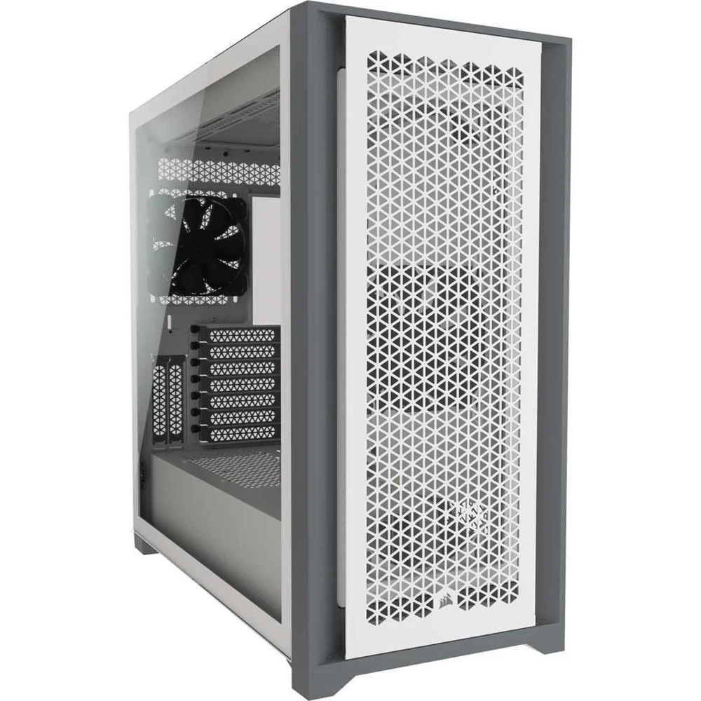 Caixa Atx Icue 5000d Airflow RGB Vidro Temperado Branco - Corsair