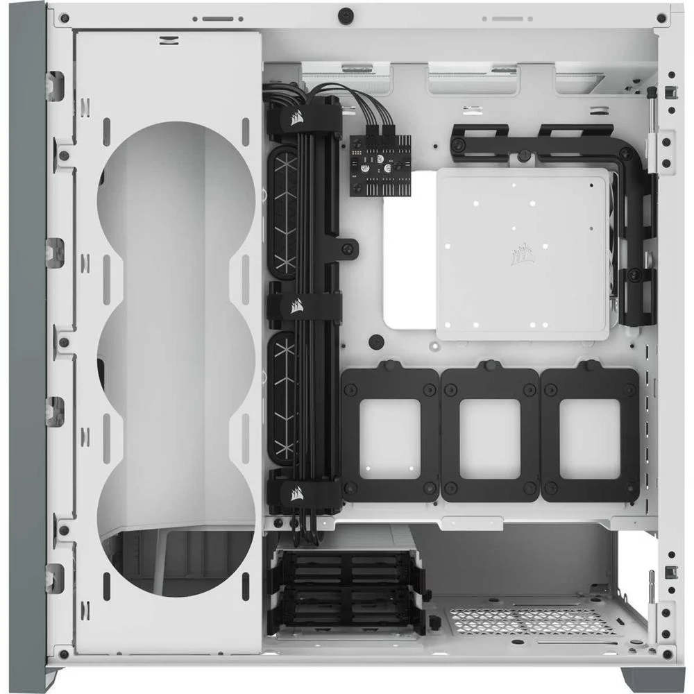 Caixa Atx Icue 5000d Airflow RGB Vidro Temperado Branco - Corsair