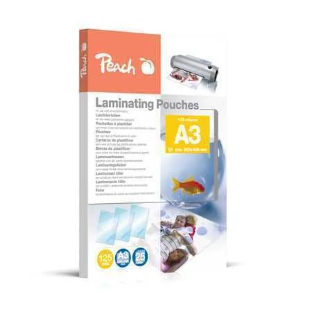 PEACH PPR525-01 BOLSA PARA PLASTIFICAR 25 UNIDADE.