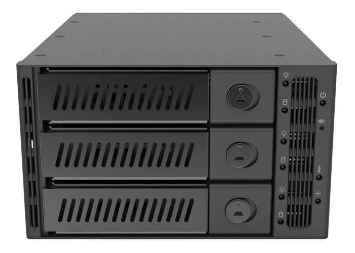 CHIEFTEC CMR-2131SAS PAINEL BAÍA DE DISCO PRETO
