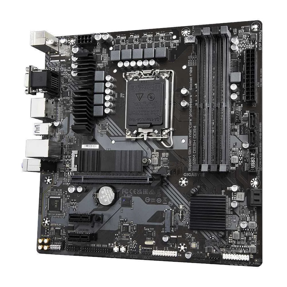 Gigabyte B760m Ds3h Ddr4 Motherboard Intel B760 Lga 1700 Micro Atx