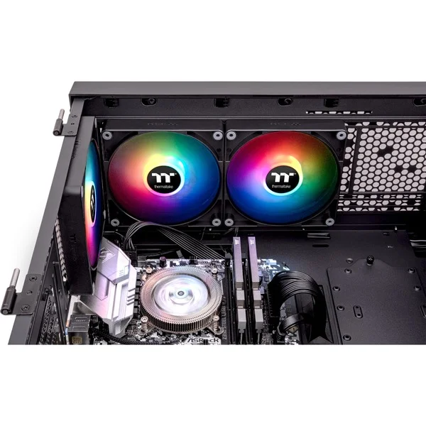 Lüfter Thermaltake Ct 120 (2-Fan-Pack)  "Argb Sync"    Black Retail