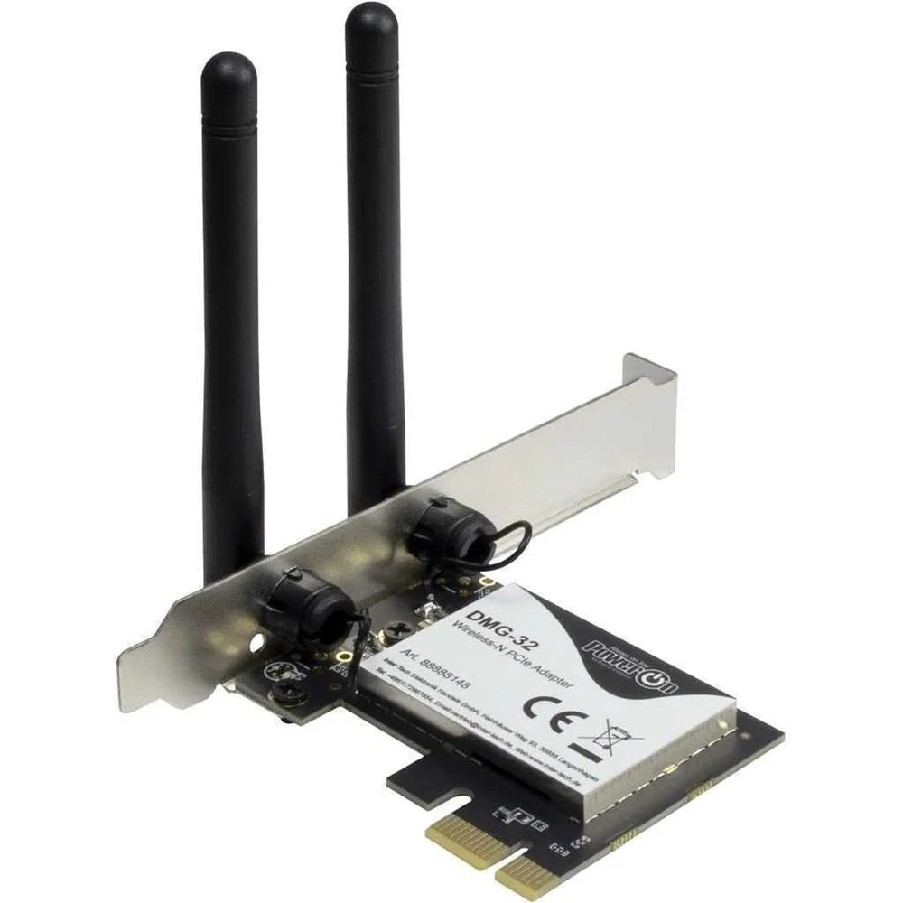 Inter-Tech Wi-Fi 5 Pcie Adapter Dmg-32 2dbi Antenne  650mbps Retail