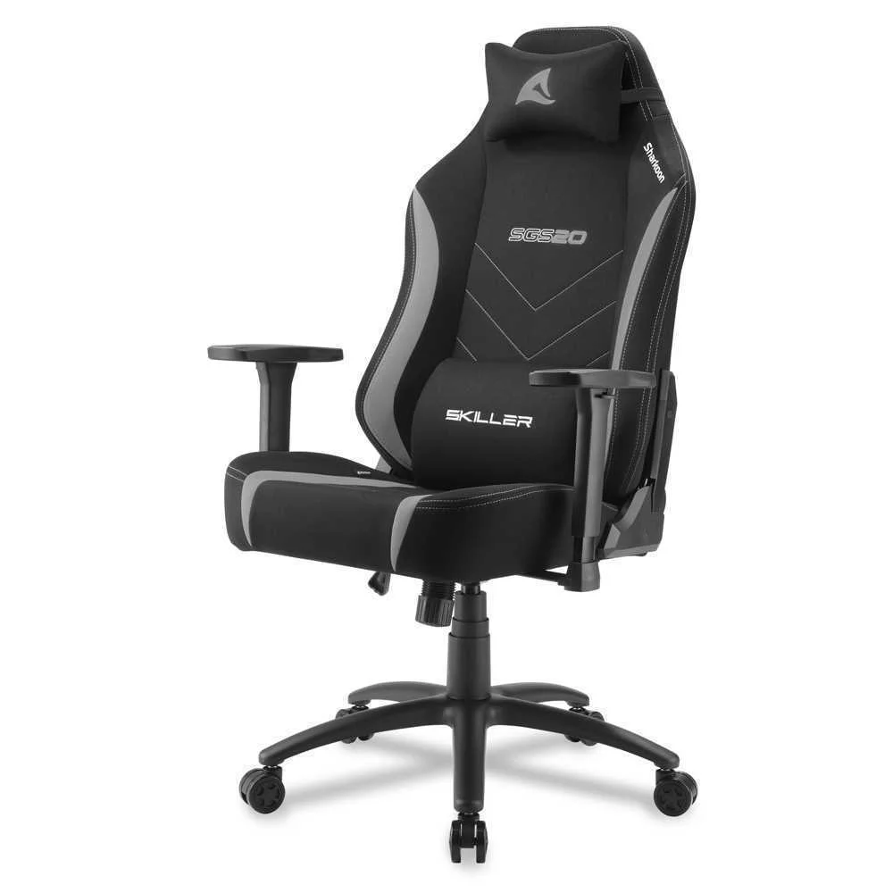 Cadeira Gaming Skiller Sgs20 Fabric Cinza - Sharkoon