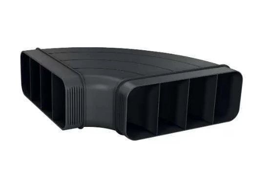 90&ordm; Air Duct For Exhaust Fan (Black) - Bosch