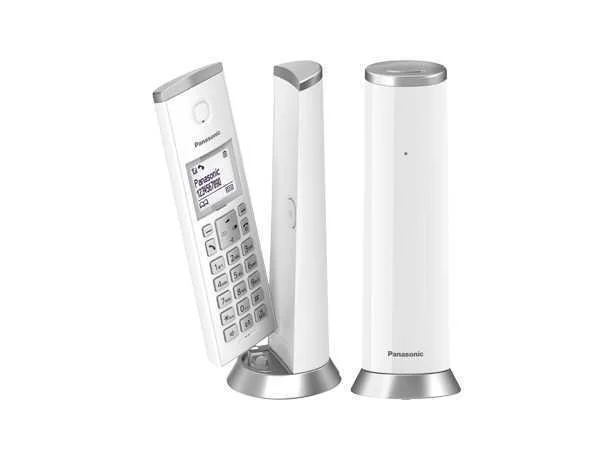 Pack 2x Telefones S/ Fios Tgk212 Duo Branco - Panasonic