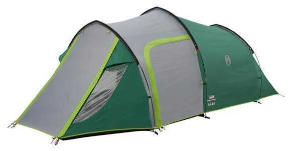 Coleman Chimney Rock 3 Plus Verde, Cinzento Tenda.