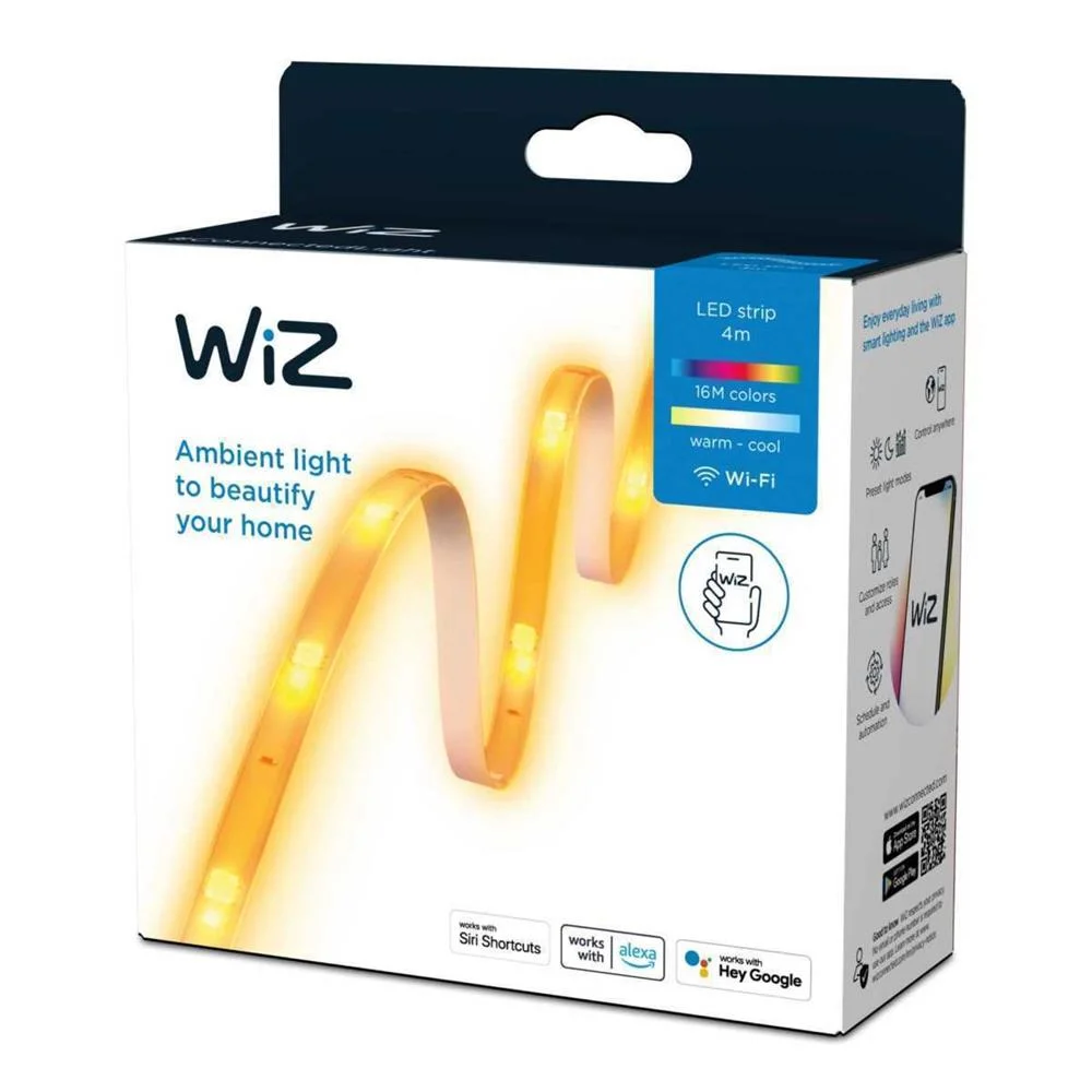 Tira LED Wiz 4m RGB Conexão Wi-Fi 929003244801 Ph.