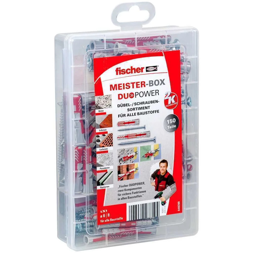 Fischer 540299 Bucha e Parafuso 150 Unidade(S) Co.