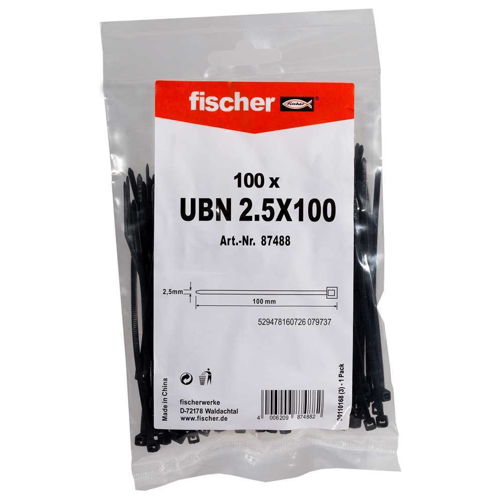 Fischer 87488 Tira para Atar Cabos Abraçadeira Ny.